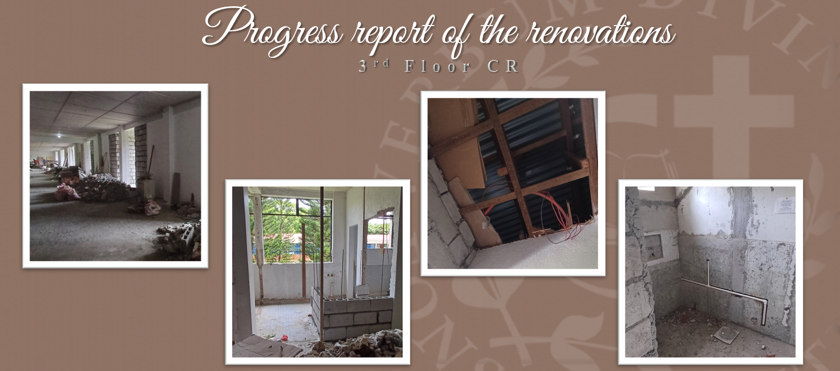 Progress report on the Renovations (3rd Floor CR)